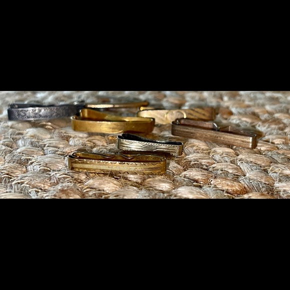 7 Vintage Tie Clips incl 14K Gold (?) & Hayward + - Picture 9 of 16
